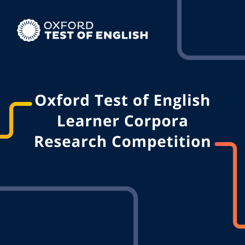 Oxford Test of English Learner Corpora Research Competition